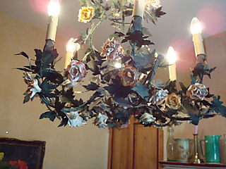 Flowers chandeliers