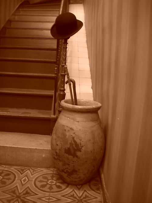 Sepia entrance