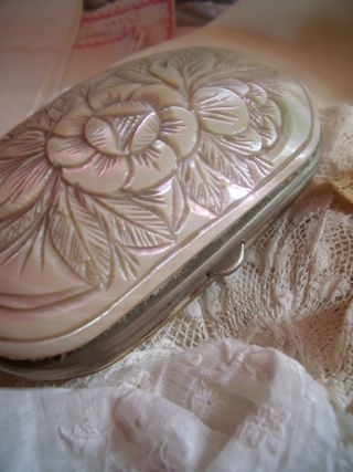 Mother of pearl purse