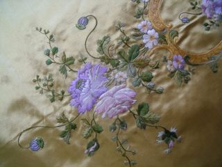 Flowers on silk