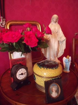 Virgin and roses