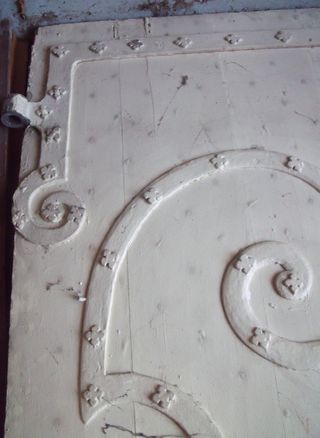 Another piece of the castle door