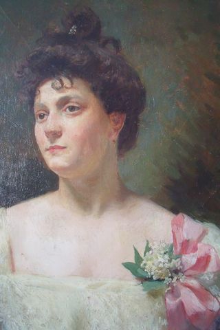 Portrait d'élégante