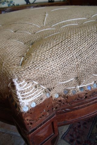 Detail of upholstery