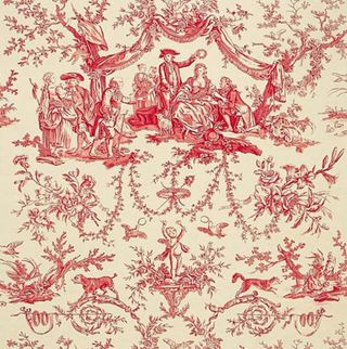 Toile-De-Jouy CB Greuze-Corail