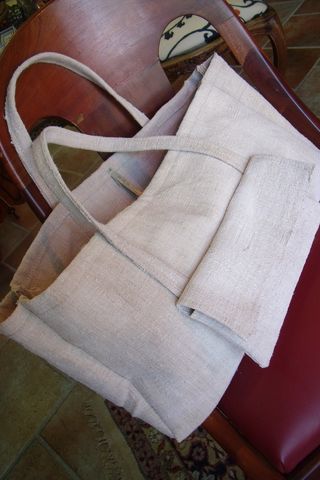 Other bag with grain sack toile