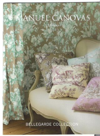 Green toile de jouy