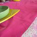 Colorful tablecloth