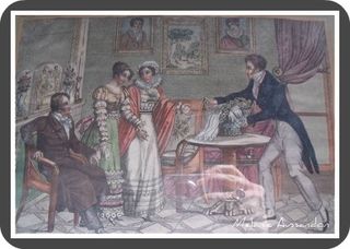 French antique engraving Fiancaille French antique engraving Fiancaille