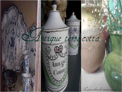 French antique terracotta