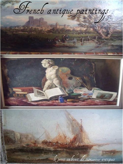 French antique paintings