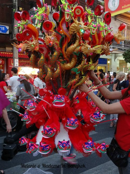 Dragon toys in chinatown