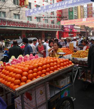 Fruit stalls in Chinatown