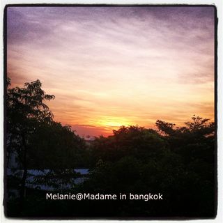 Sunset in bangkok