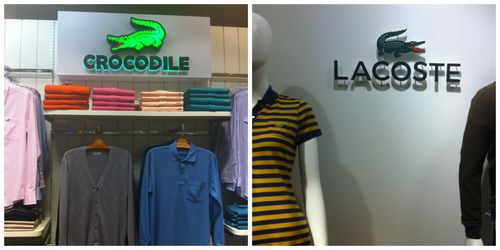 Lacoste ou crocodile