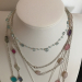 Layering of madame Siam necklaces 