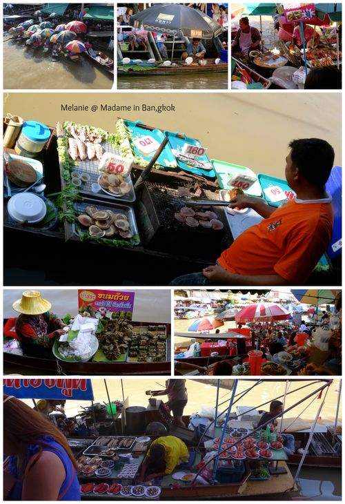 Amphawa marché flottant Collage