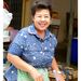 Lady in a market . Bangkok