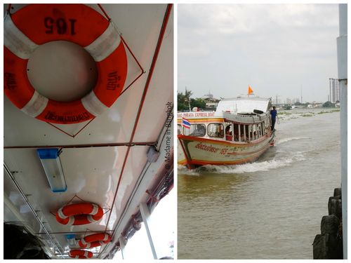 Chao Phraya river express Collage