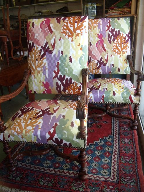 Missoni on XIX th pair of armchairs